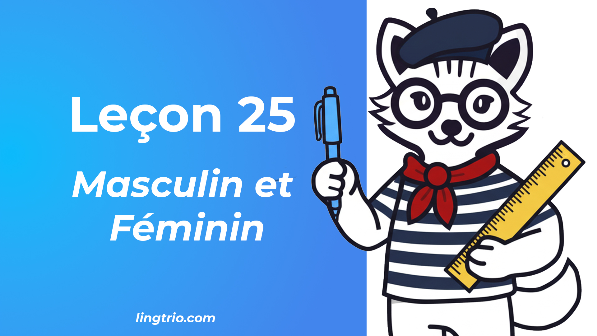 Leçon 25: Les noms en français