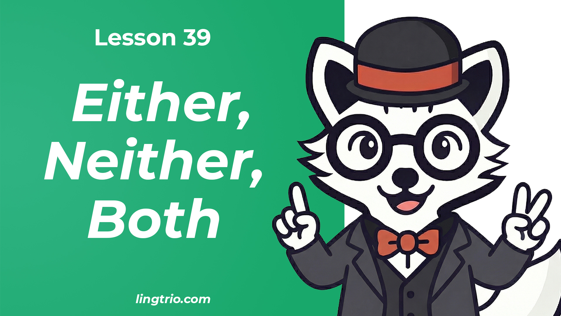 Lesson 39: Either / Neither / Both