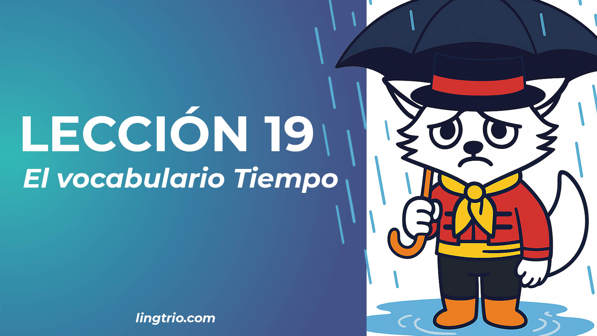 LECCIÓN 19. Cómo hablar del tiempo y el clima en español