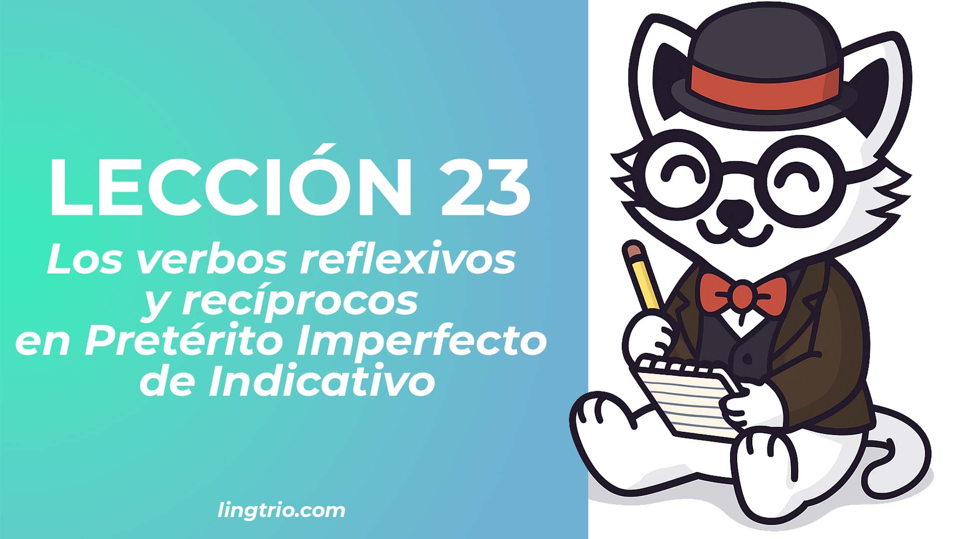 LECCIÓN 23. Los verbos reflexivos en pretérito imperfecto y los pronombres relativos