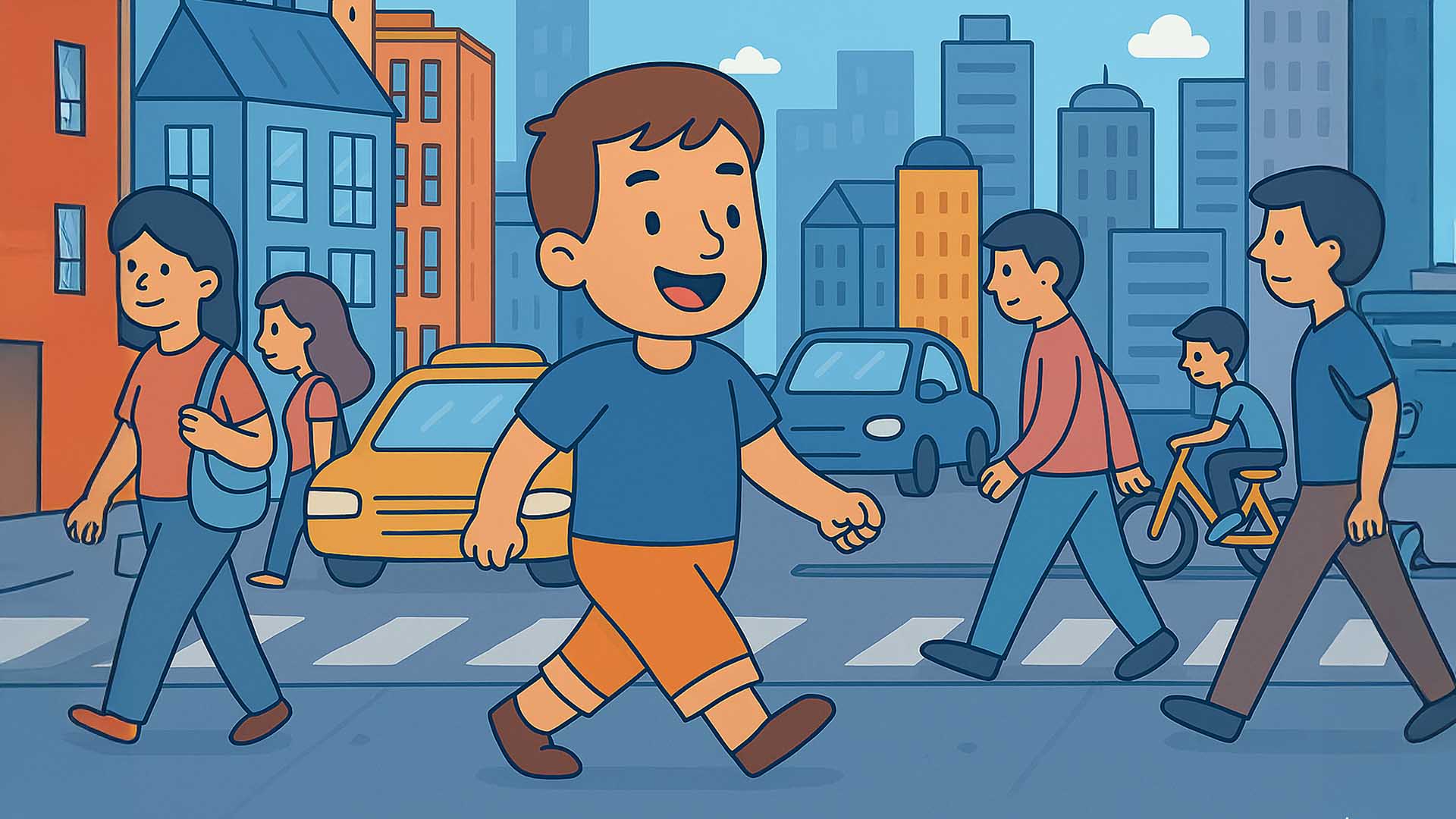 Un día en la gran ciudad: la vida de Alex