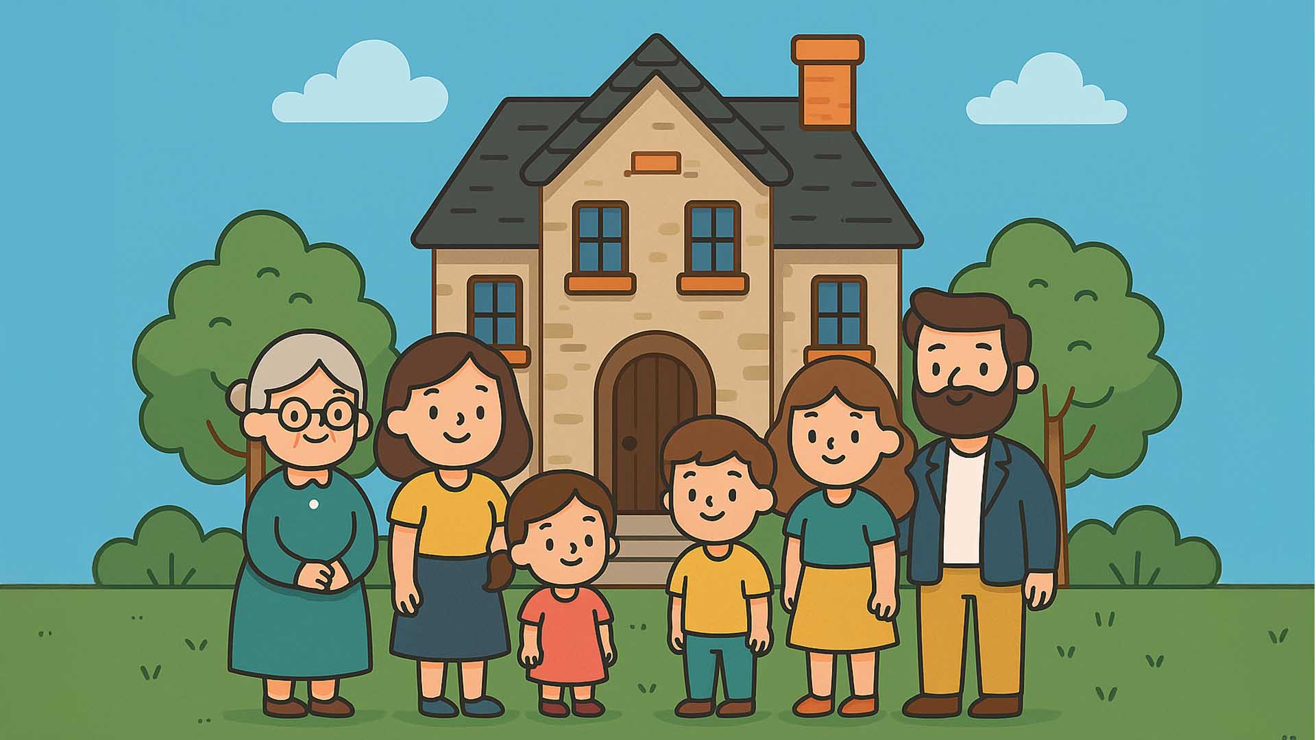 La casa de tres generaciones