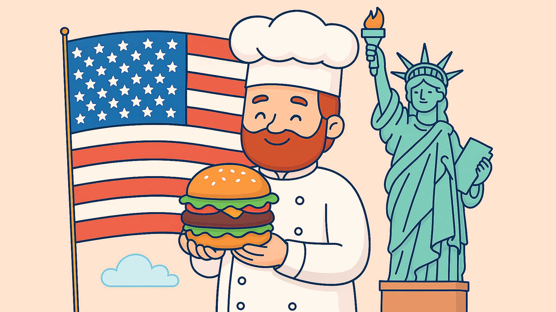 La historia de la hamburguesa