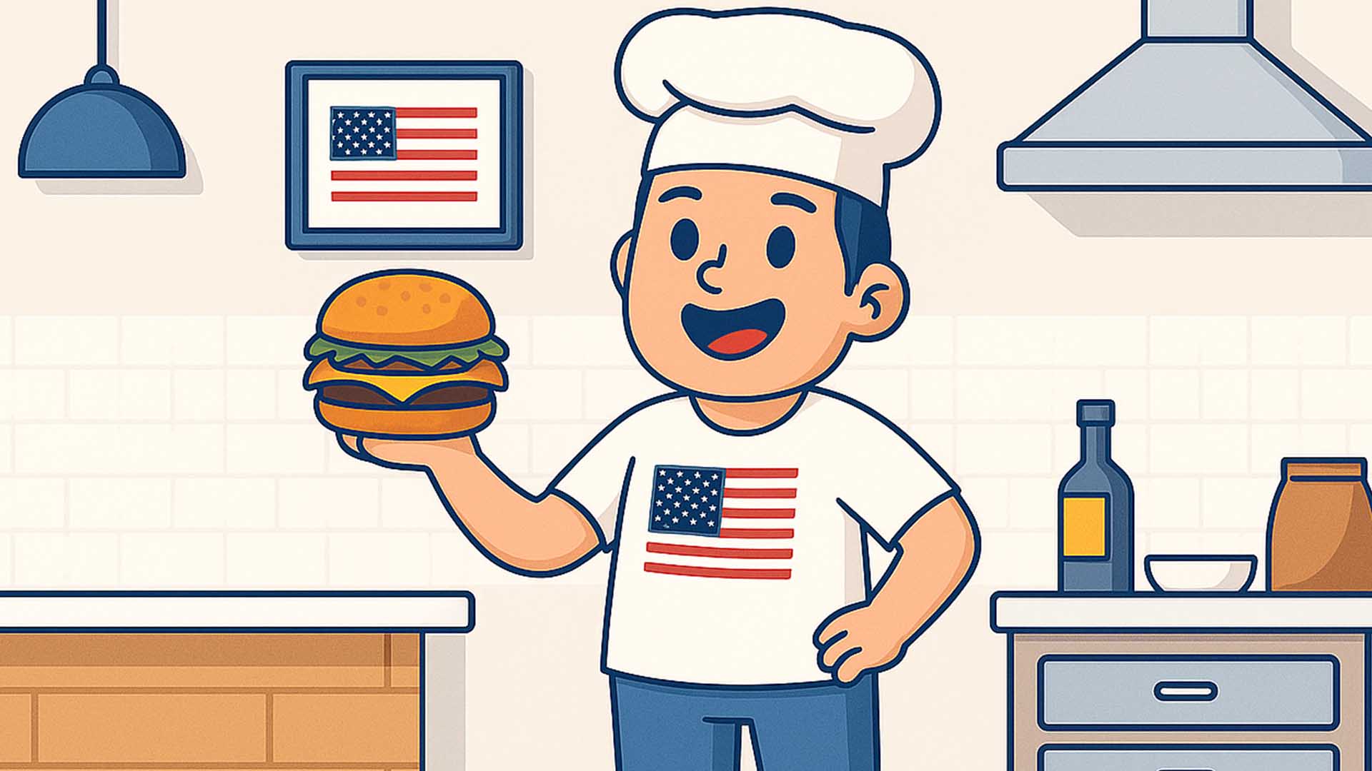 Hamburguesa americana clásica: receta